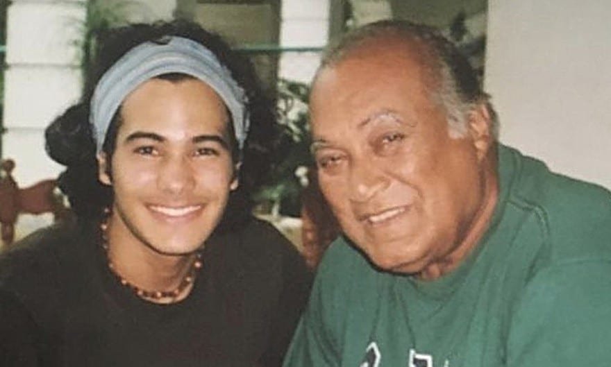 Carlos Enrique Almirante y su padre el gran actor cubano Enrique Almirante.