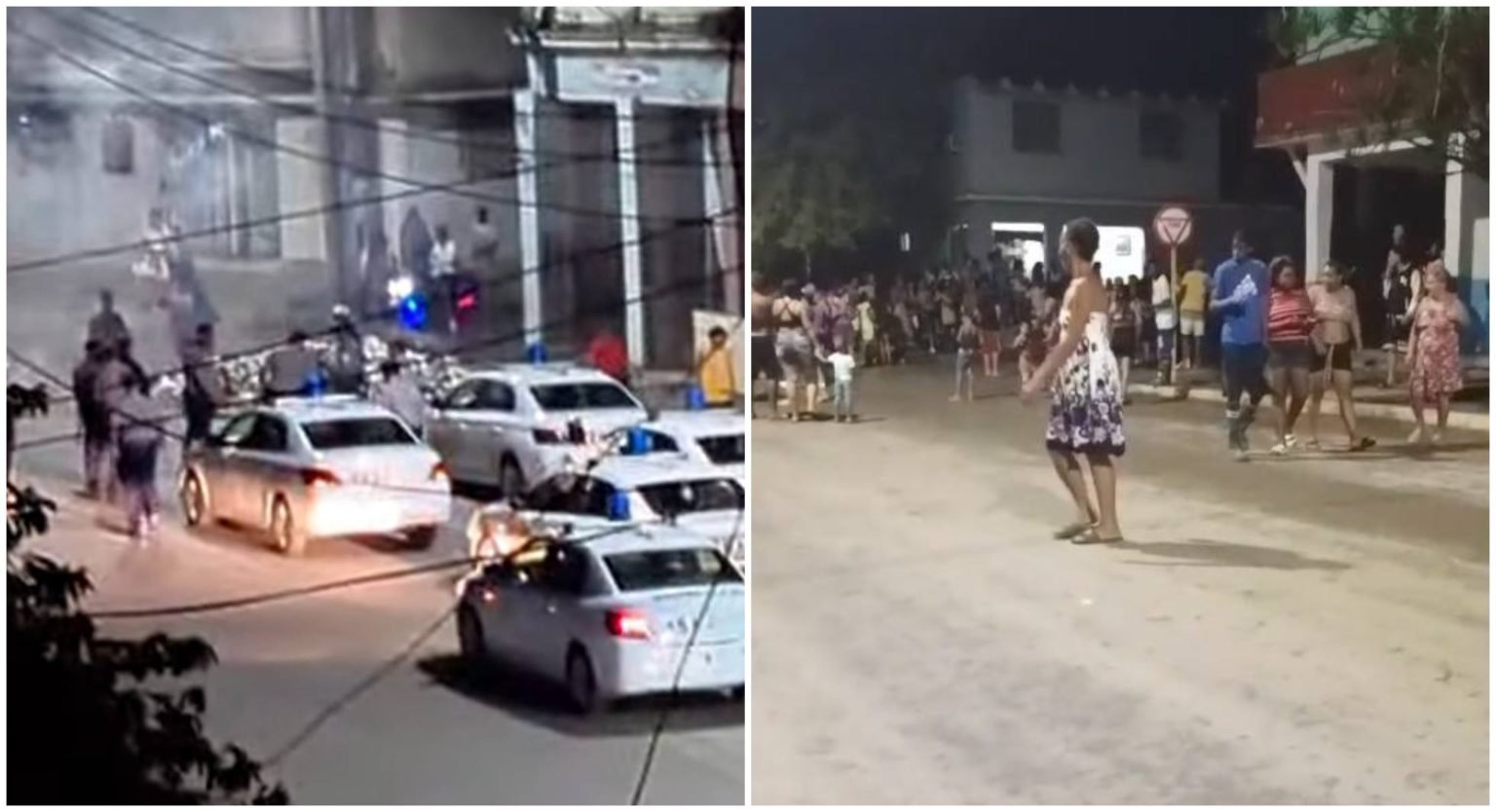 Entre el 8 y 9 de diciembre, manifestaciones en barrios de la capital y en zonas como Cabacú (Baracoa) confrontaron a las autoridades, llevando la furia de los cubanos a las calles por los apagones